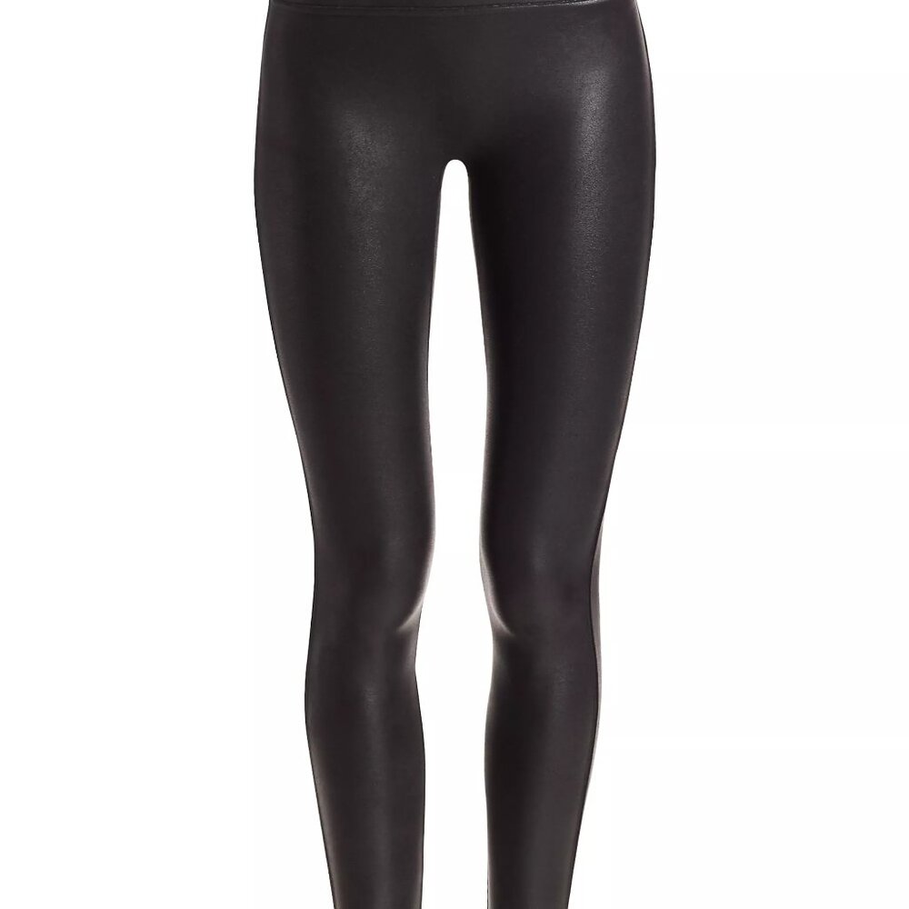 Spanx faux leather leggings - Size small